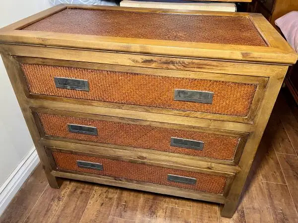 Classy Rattan Dresser or Sideboard