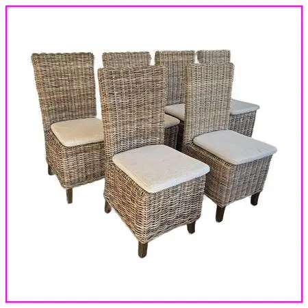 Restoration Hardware Provence High-back Outdoor Dining Side Chairs, Se
