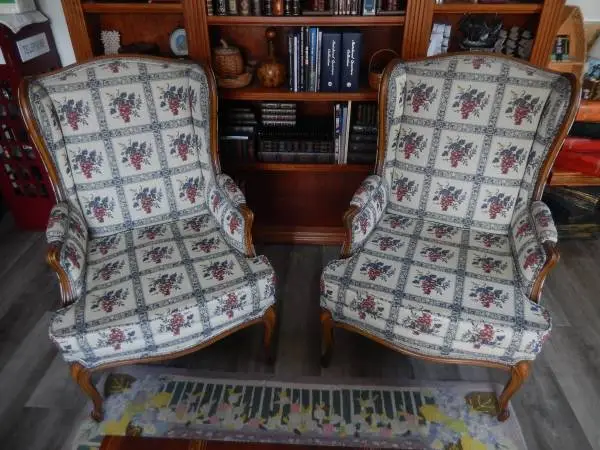 Vintage Wing Back Chair
