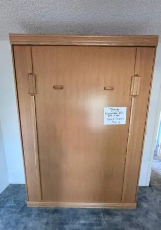 Oak Murphy Bed Double