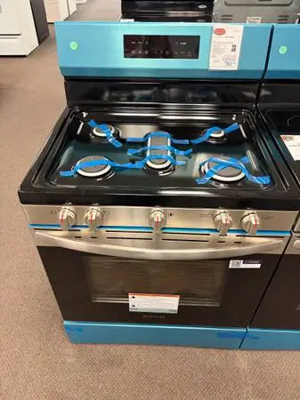 GAJC FRIGIDAIRE 30 GAS RANGE W/AIR FRY 1 YR WARRANTY