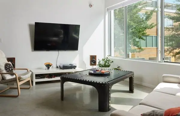 Industrial Riveted Steel Coffee Table - unapologetically overbuilt