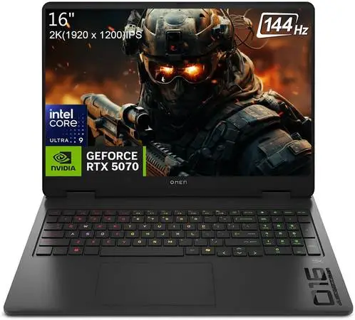 HP Omen 16 RTX5070,Intel i9,32gb ram