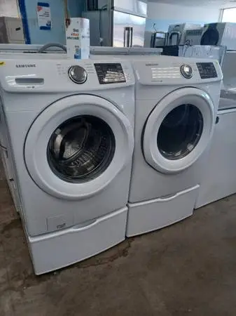 SAMSUNG SMART WASHER AND DRYER SET, FREE DELIVERY