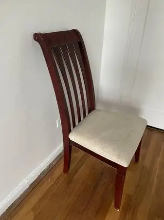 Quality Heavy Wooden Solid Wood Kitchen Dining Living Room Table Chair