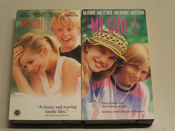 MY GIRL 1 and 2 * VHS