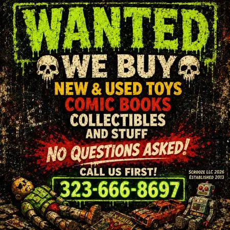 Need fast cash ? No questions asked we buy toys comics & stuff