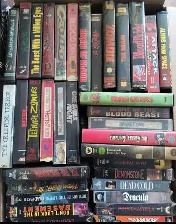 Wanted Buying Large Collections of vhs from old video rentals