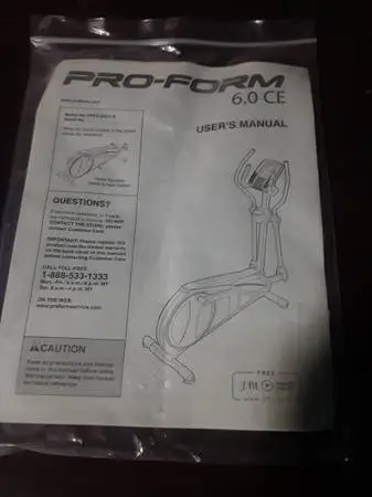 Pro-form Eliptical 6.0 -New in box.