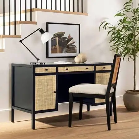New In Box! 54 Springville Wood Executive Desk