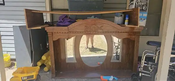 King size bed with headboard