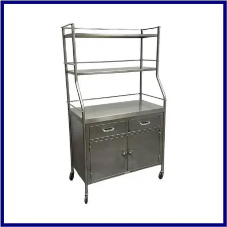 Shampaine Co. Stainless Steel Rolling Cabinet