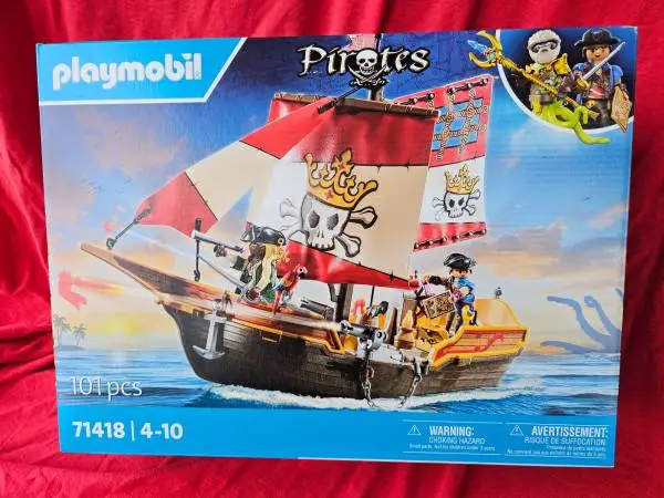 PLAYMOBIL Pirate Ship Toy Playset New in Box
