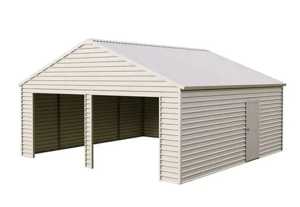 23x22 Double car garage in a crate ready to assemble