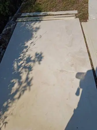 MARBLE (white stone) 6ft × 4ft three slabs