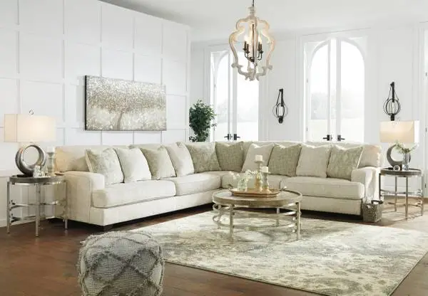 NEW FABRIC SOFT SECTIONAL SOFA CORNER COUCH LARGE VERY COMFORTABLE