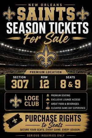 Season tickets with rights to seats