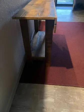 Pine Barn Wood Table from Etsy