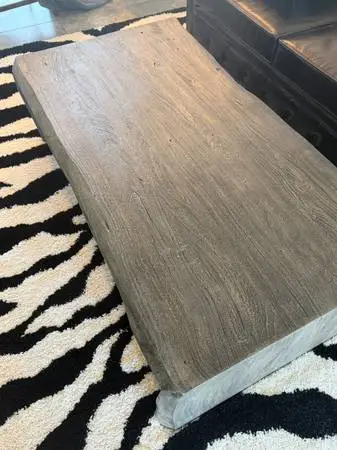 Solid Acacia Live Edge Coffee Table ($1,199 new)