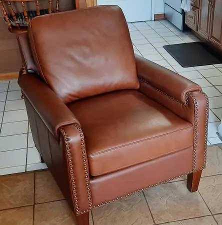 Genuine Leather Club Chair