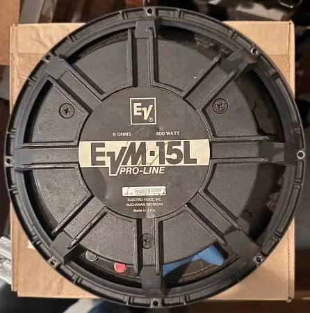 EV ElectroVoice 15” EVM ProLine Speaker for Recone