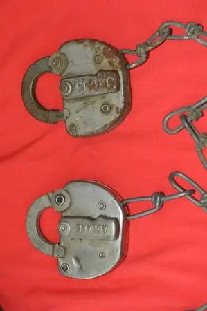 Vtg Adlake AT & SF RY S Atchison Topeka & Santa Fe Railroad Padlock Lo