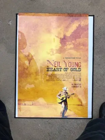 Neil Young Rock Concert Poster-(Heart of Gold ) (MINT) (READ AD)
