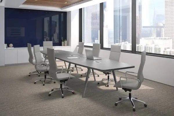 *9 Colors New 6,8,10,12+ft Boat Metal VLeg Conference Tables w/pwr opt