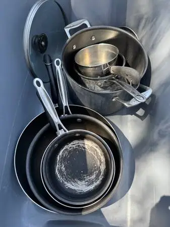 Kitchen in a tote -  Some of it anyway