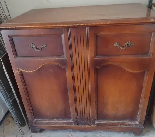 Vintage 1950s Admiral TV and Radio Console