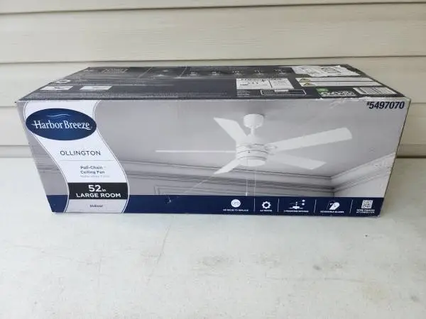 Harbor Breeze Ollington 52-in Ceiling Fan -BRAND NEW