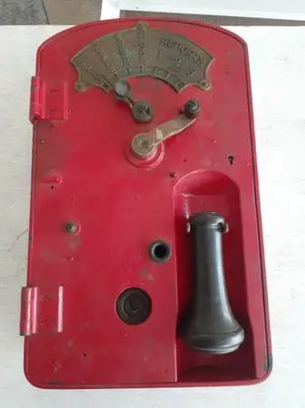 Antique Early 20th Century Gamewell Police, Fire Telegraph Call Box