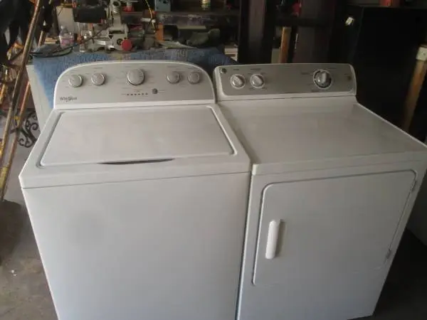 whirpool washer and gas dryer