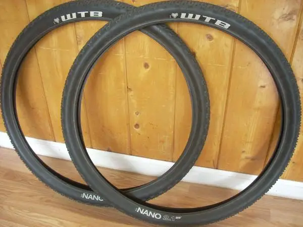 2 WTB Nano 29 mountain bike tires for 29er