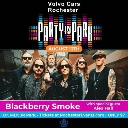 Blackberry Smoke VIP tickets - Party in the Park