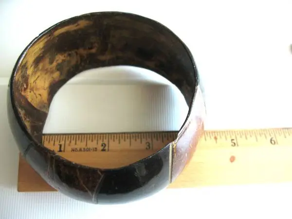 Artisan made Wooden Bangle Bracelet made in KENYA $5
