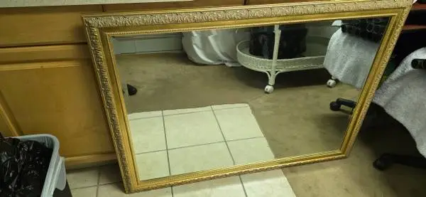 Carolina Company Mirror in gold trim
