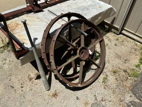 Vintage iron wheels