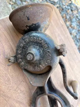 Antique Wall Mount Coffee Grinder