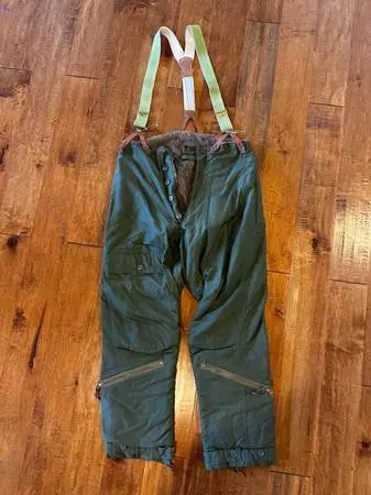 Nice WWII Type A-9 Cold Weather US Army Air Forces Lined Pants 36 +