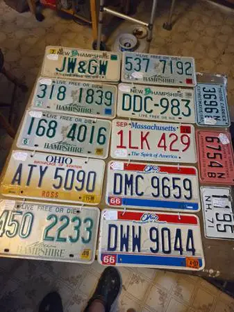 LICENSE PLATES