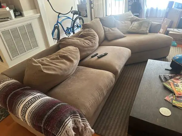 Big comfortable couch etc