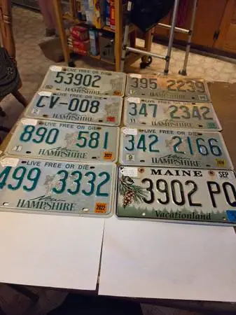 LICENSE PLATES