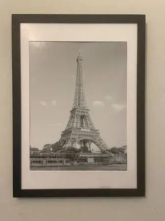 Eiffel Tower Small 15x11 Framed Print Art Picture Frame Paint Painting