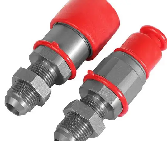Flat face hydraulic quick connect couplers
