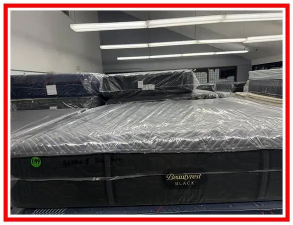 KING SIZE SIMMONS BEAUTYREST BLACK SERIES 1 MATTRESS & BOXES BED SET