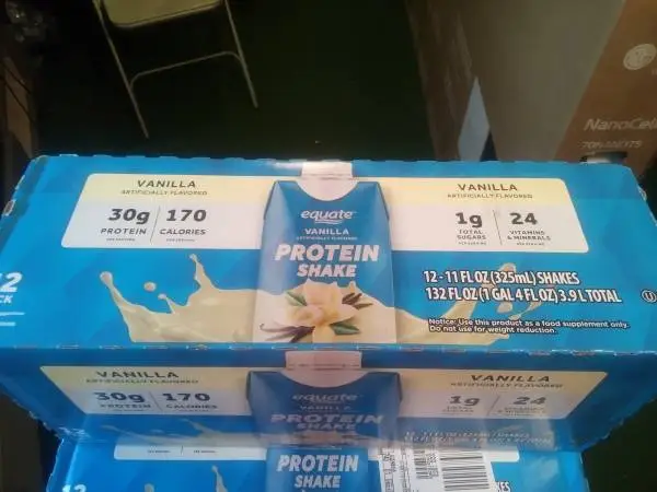 Equate 30 Gram Protein Shakes 8 Boxes of 12 Shakes, 96 Shakes