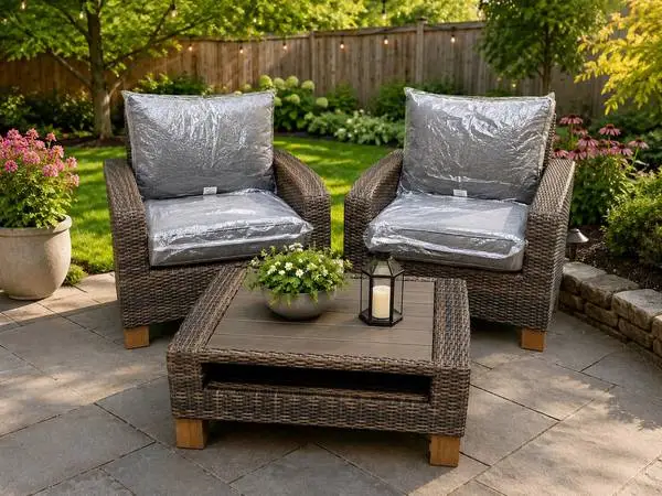 New 3pc oversize deep seat outdoor patio furniture set