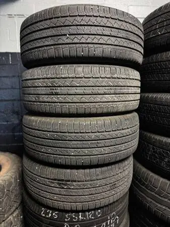 18 Tires Set of Used 245/60R18 Michelin