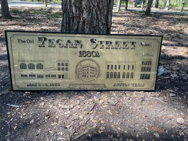 Limited Edition “Pecan Street 1880s” Lithograph – Austin, TX